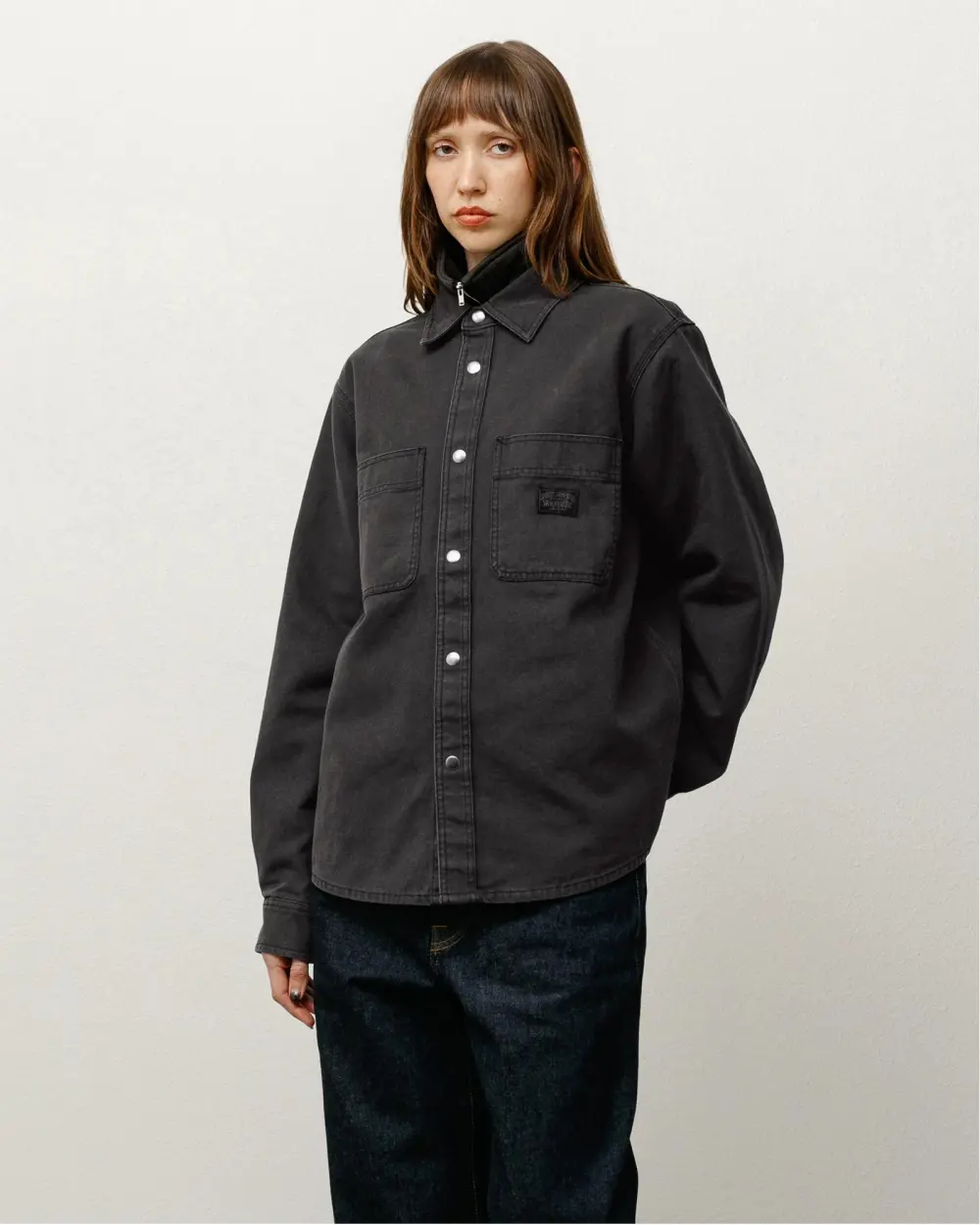 HEAVY WASHED CANVAS SHIRT
