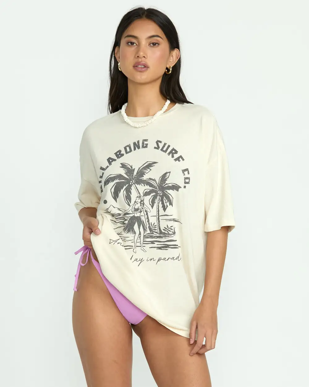 This Is Tropical Tee - Whitecap