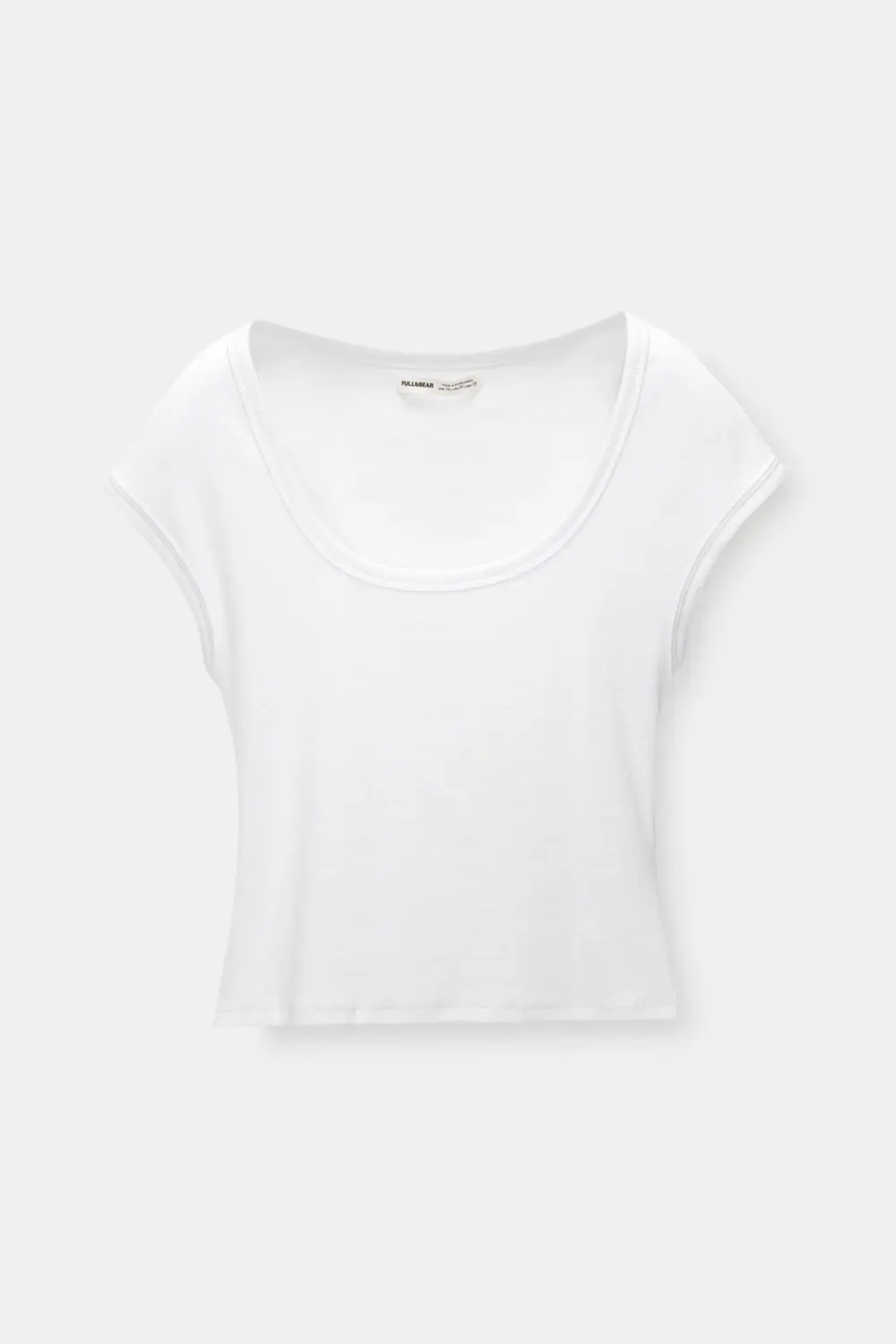 Ribbed short sleeve T-shirt