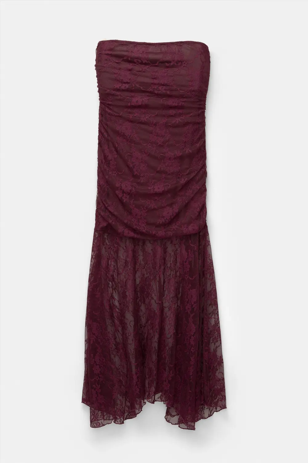Vestido midi encaje
