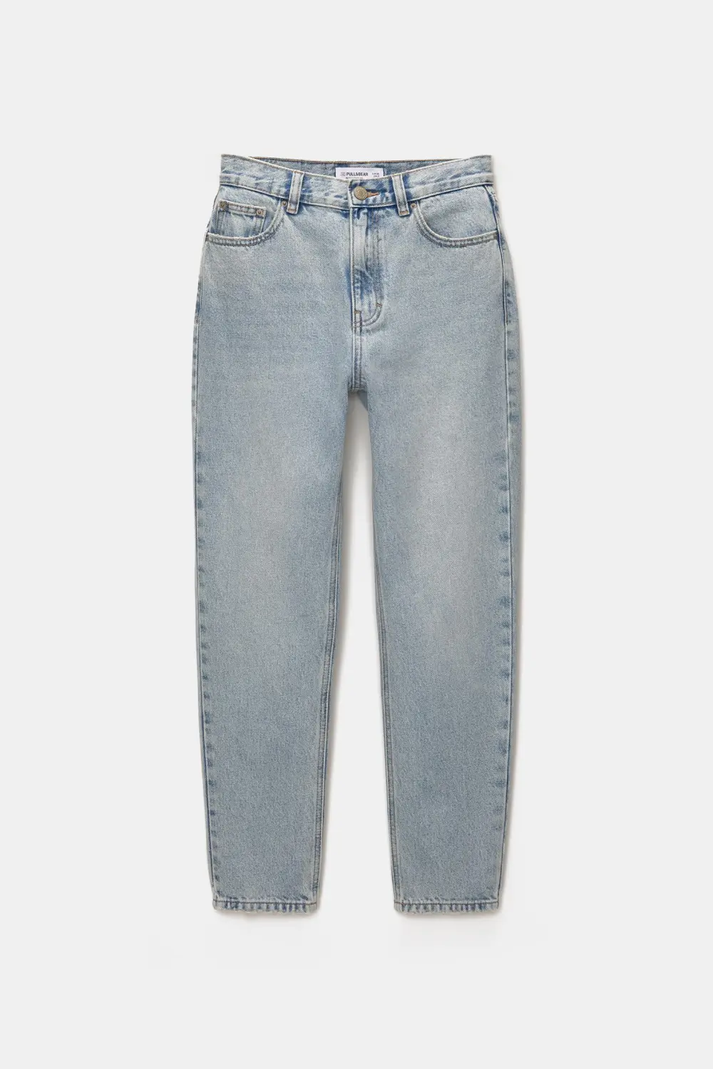Jeans mom tiro alto