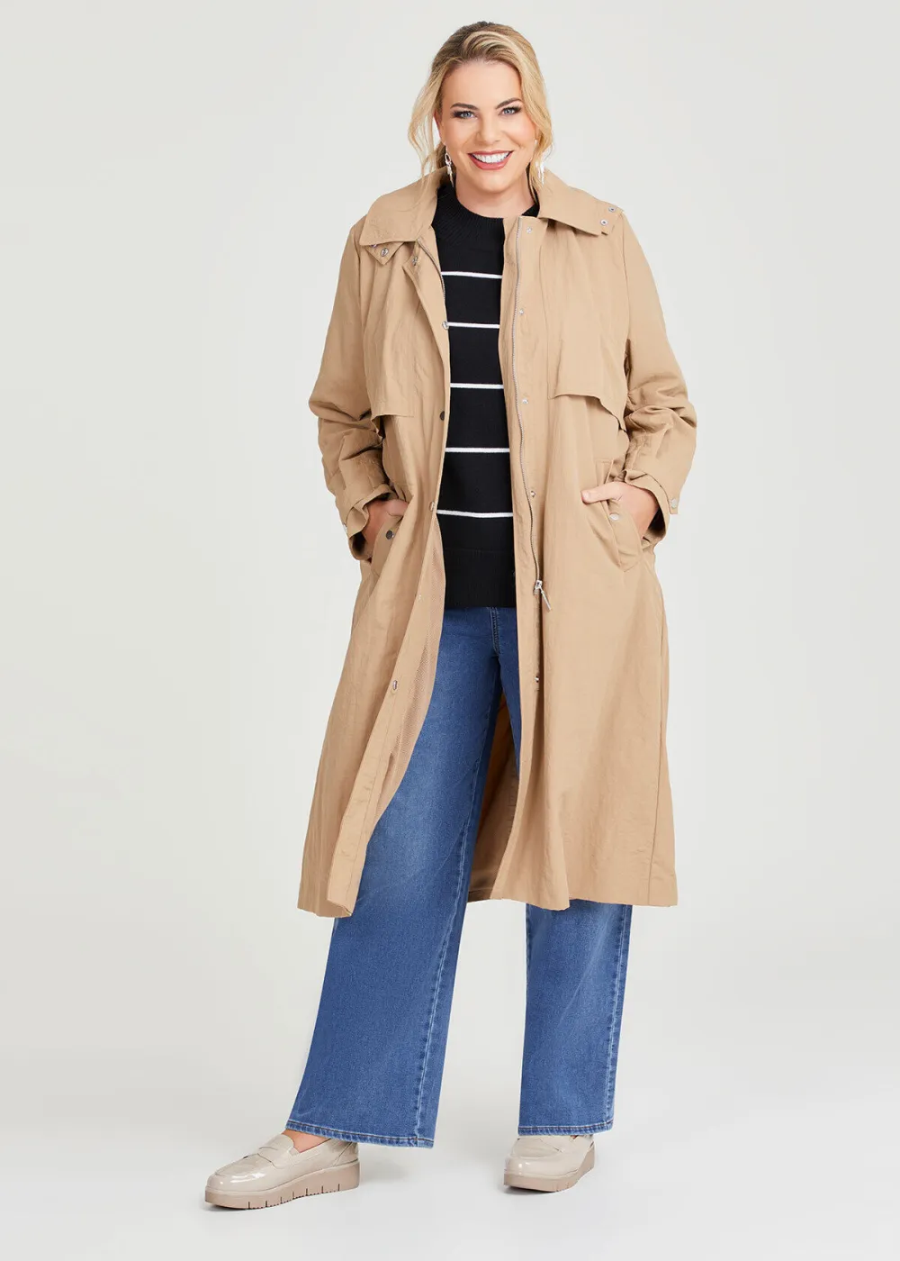 Hi-lo Stripe Jumper