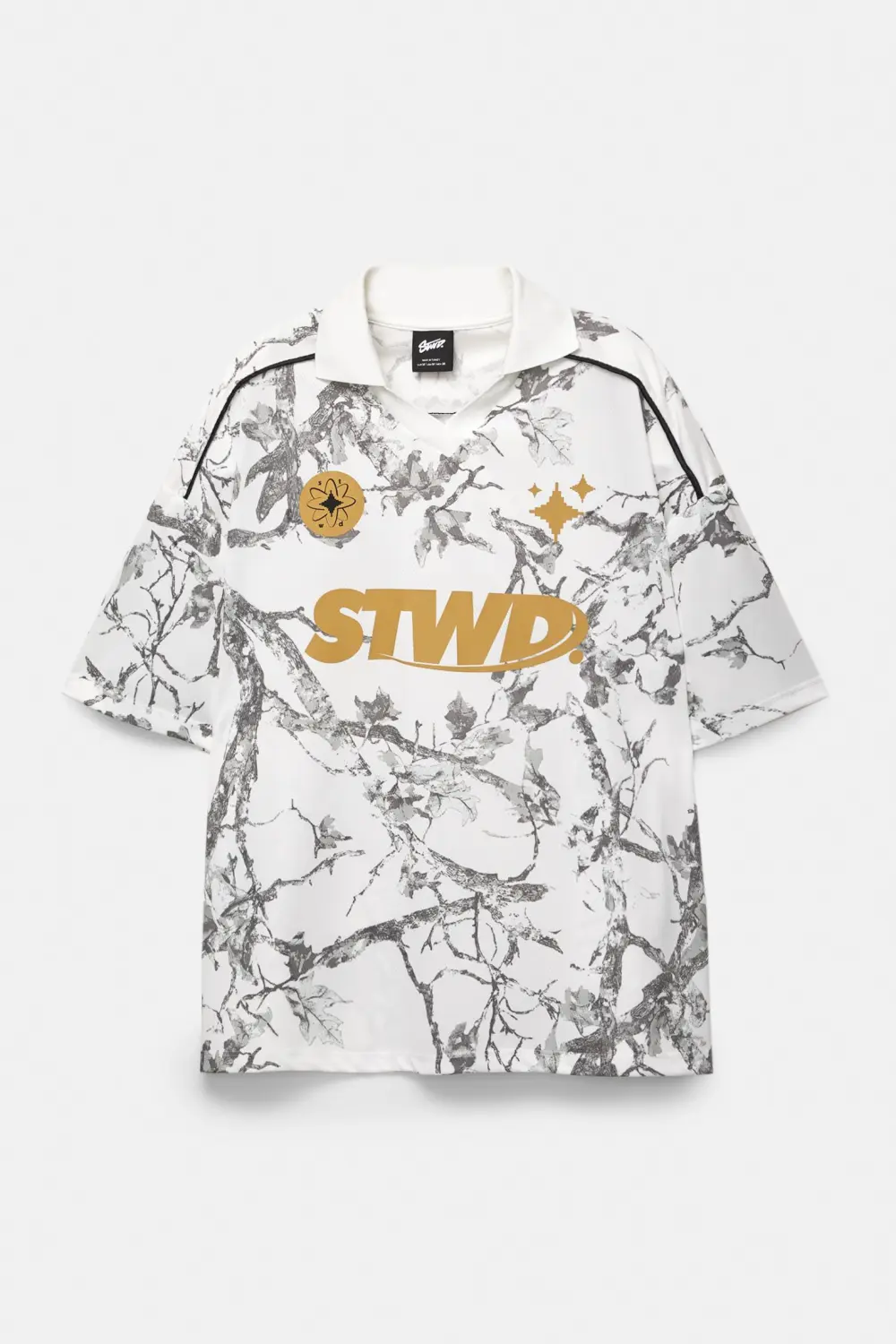 STWD polo collar T-shirt
