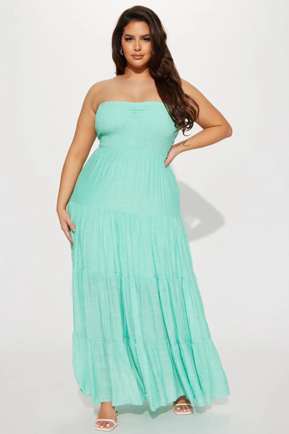 Almafi Coast Maxi Dress - Mint