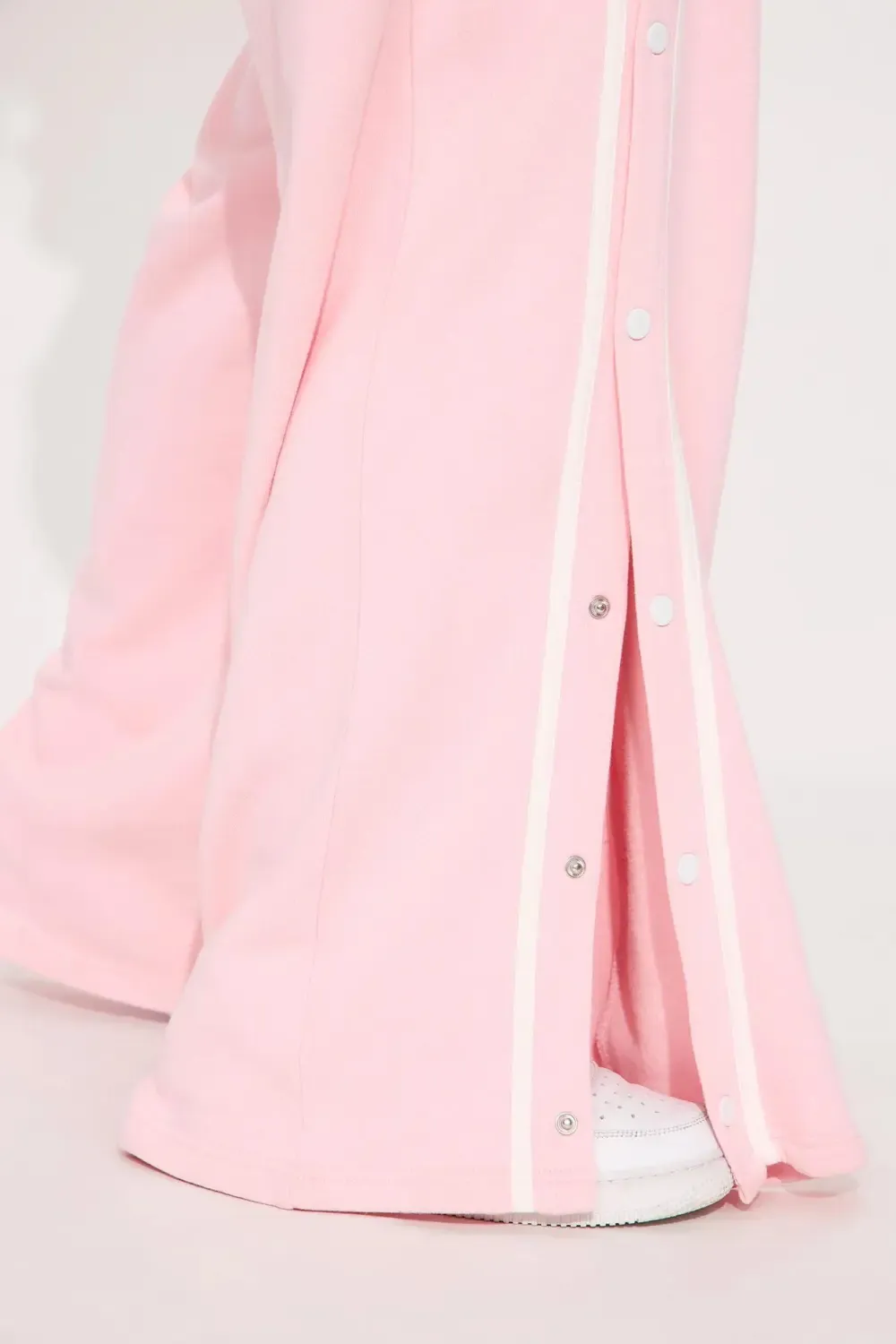 Sara Fleece Track Pant Set - Pink