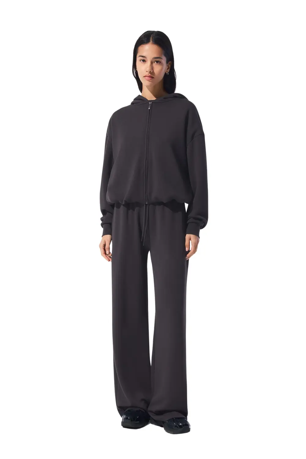 Sudadera capucha cremallera