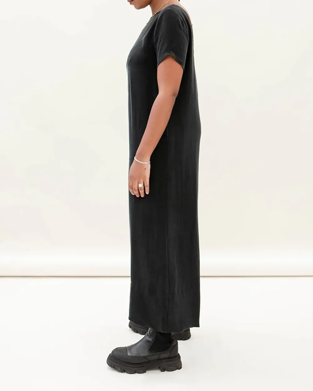 BLACK CUPRO JUMPSUIT