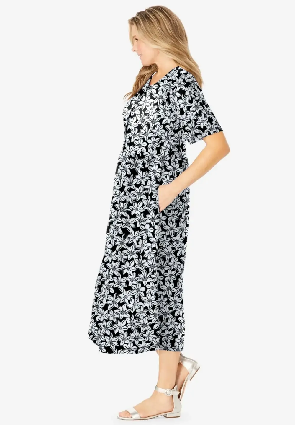 Button-Front Essential Dress