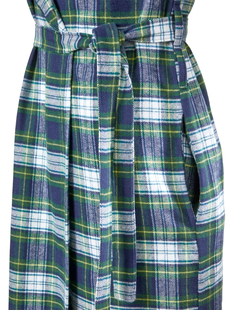 Women's Portuguese Cotton Flannel Wrap Robe