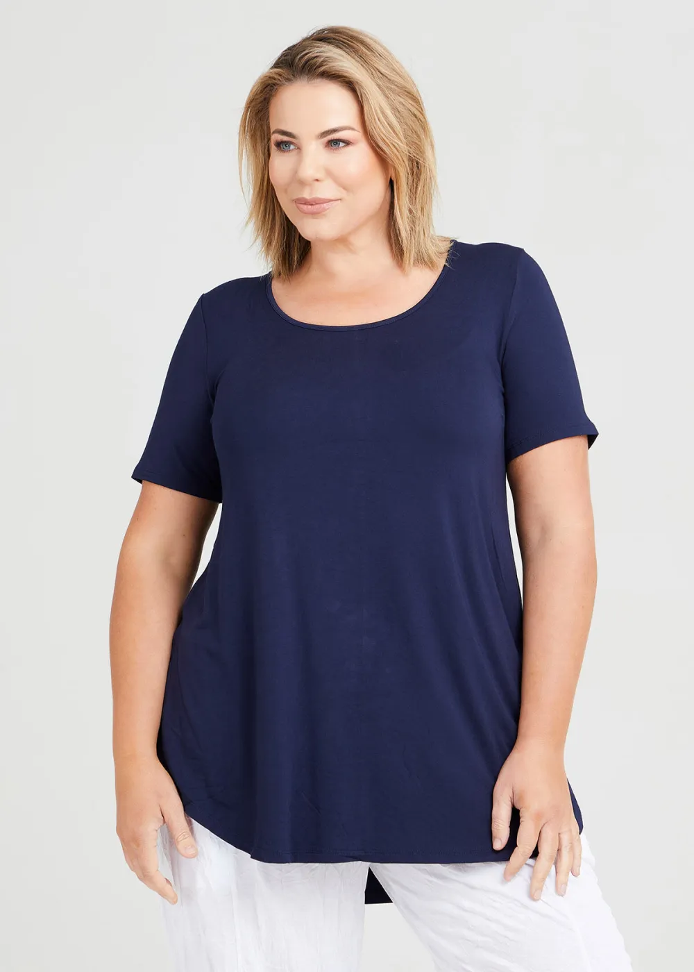Bamboo Base Short Sleeve Top