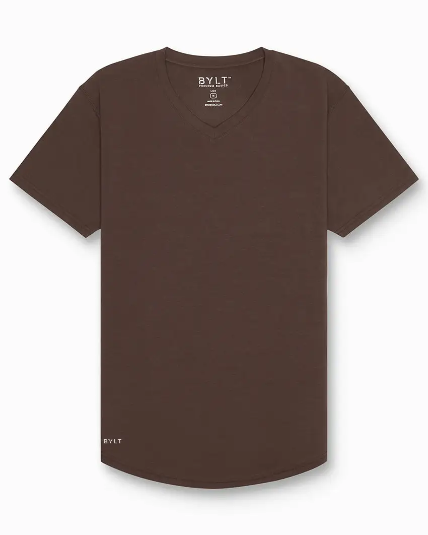 Drop-Cut V-Neck: Lux