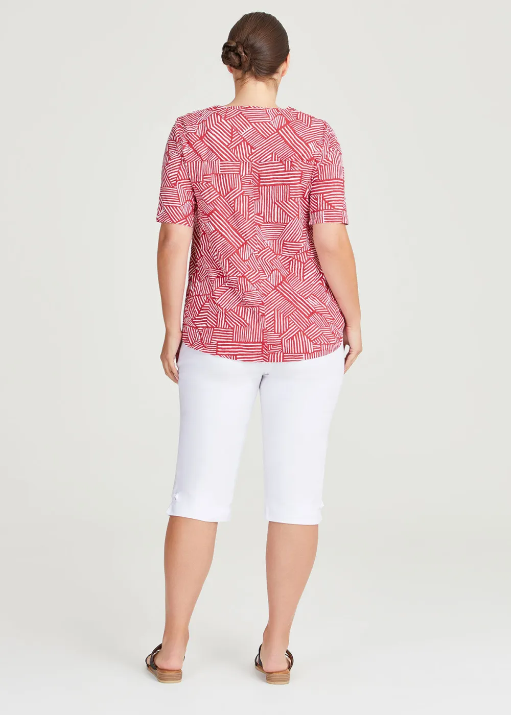Bamboo Adele Abstract Top