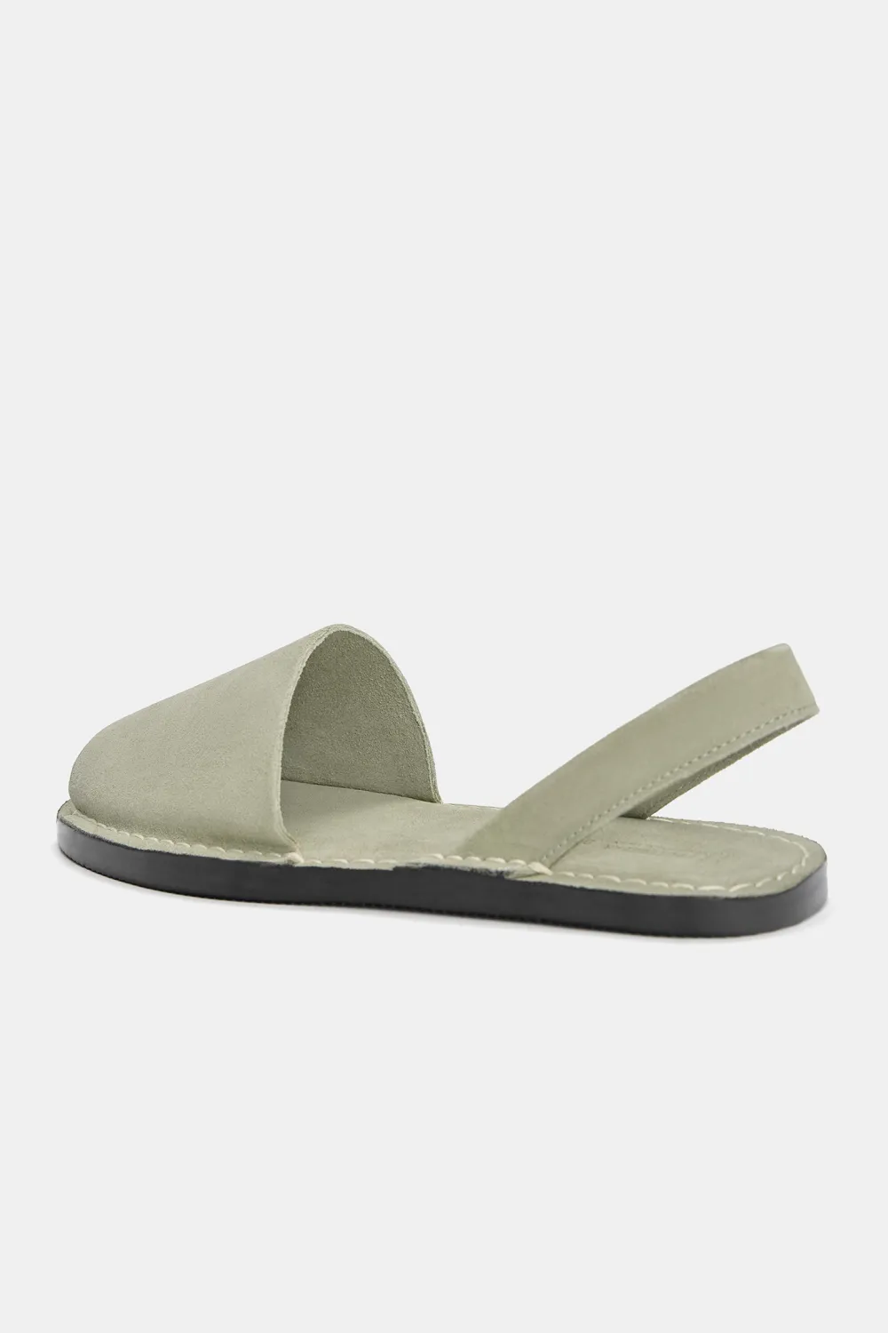 Sandalias planas piel