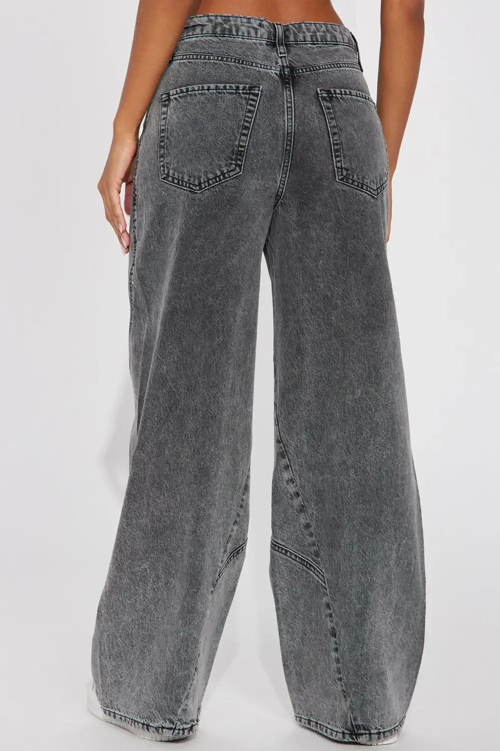 Rising Above Straight Leg Jeans - Grey