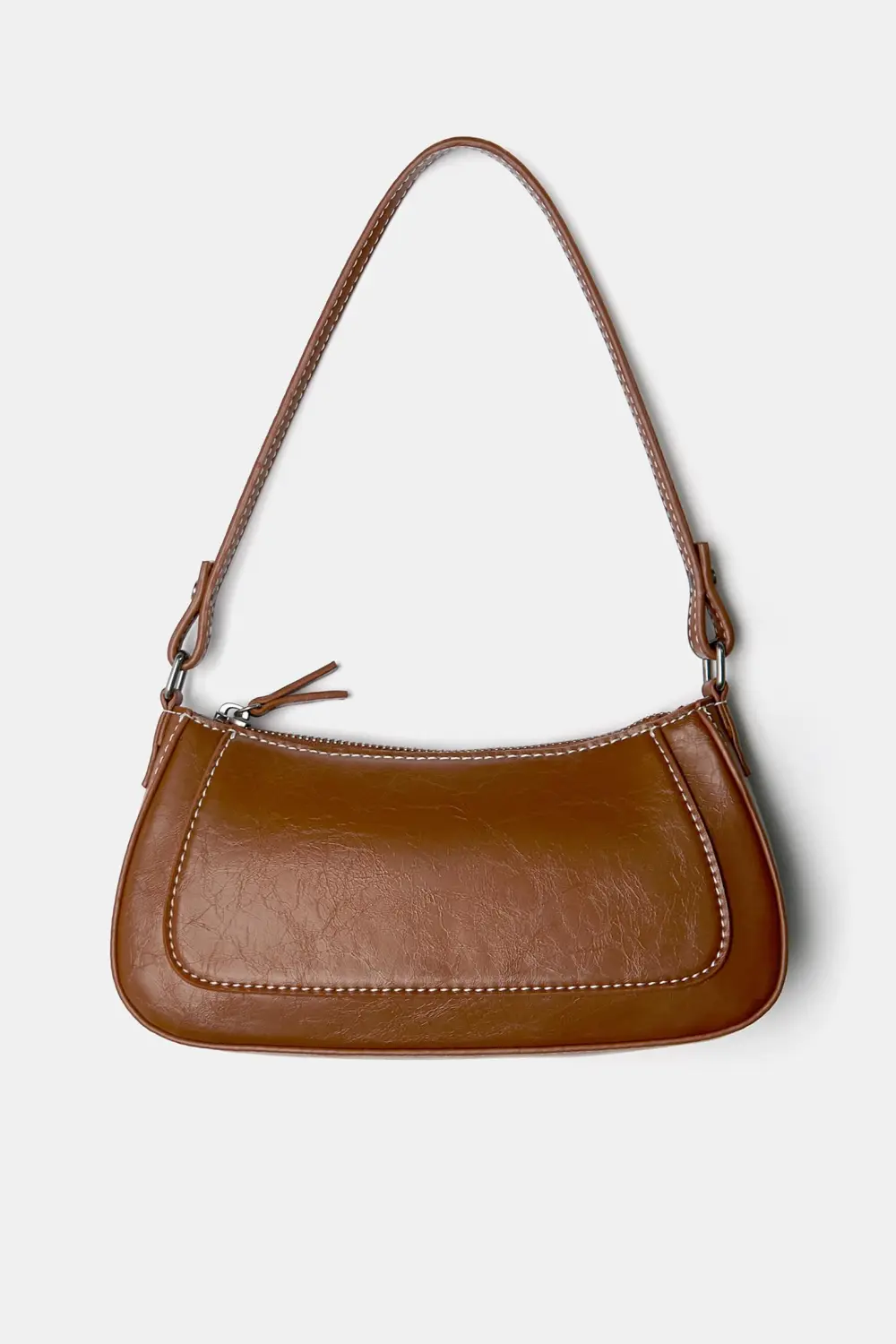 Bolso de hombro costuras