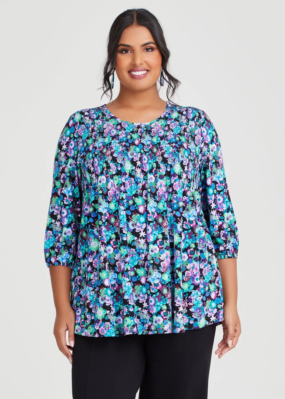 Natural Ditzy Days Top