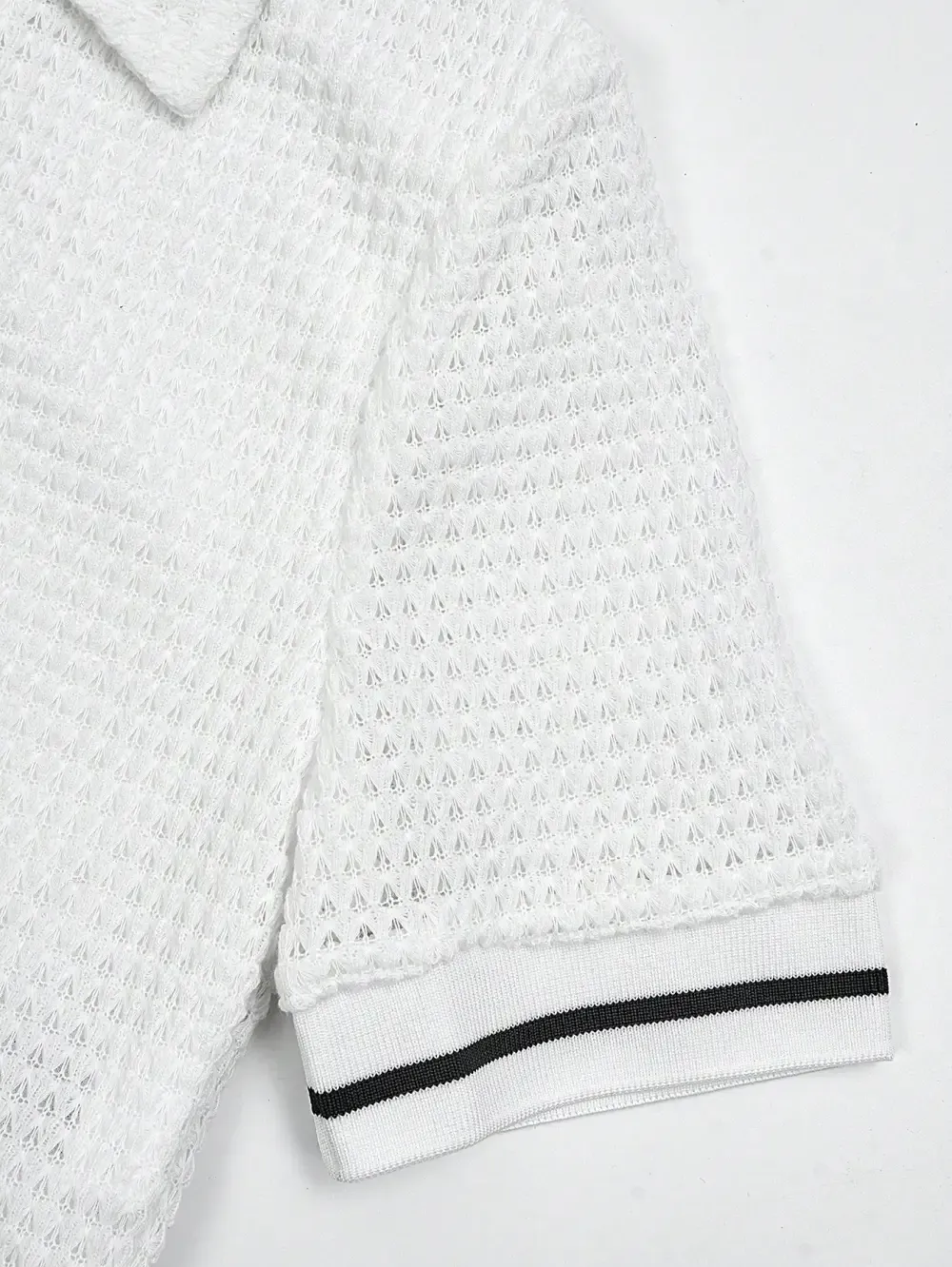 Waffle Knit Crop Tee & Biker Shorts