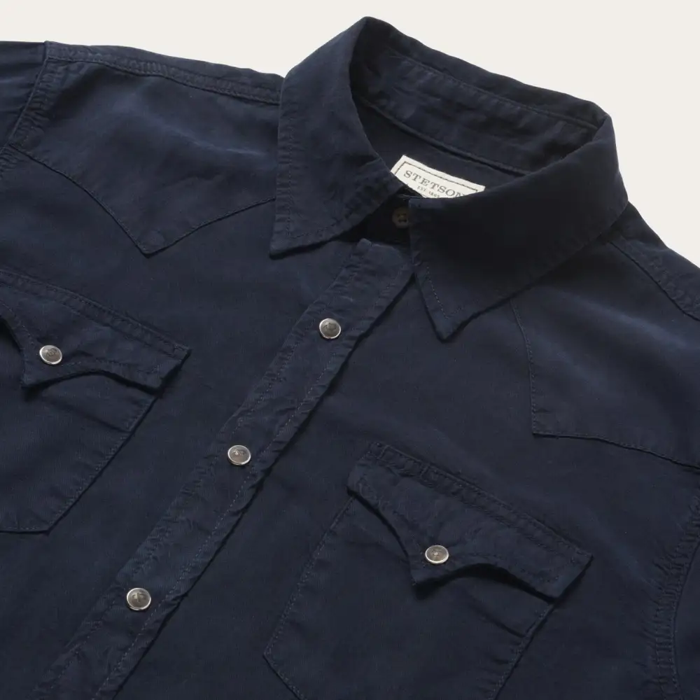 Navy Twill Shirt
