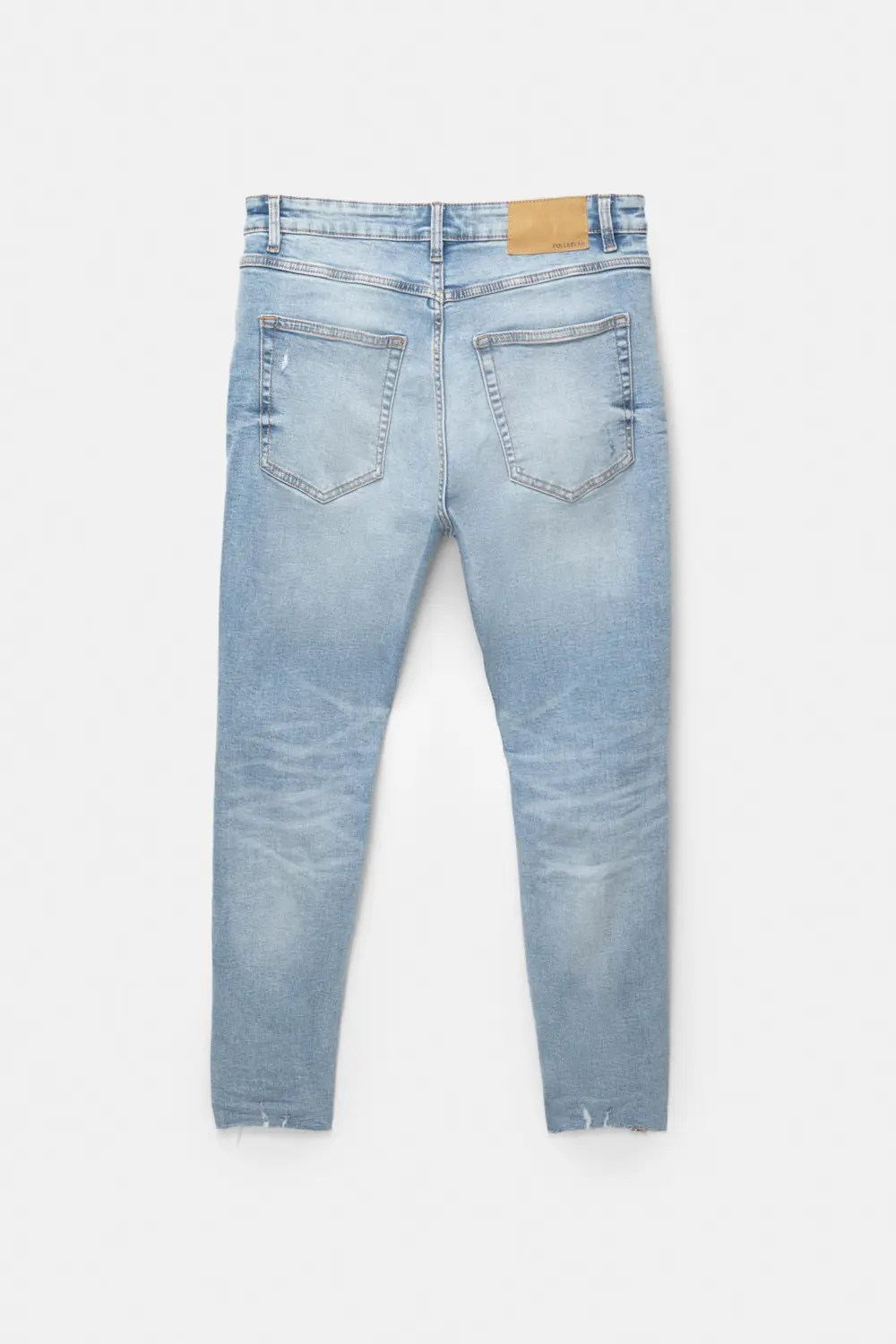 Ripped carrot fit jeans