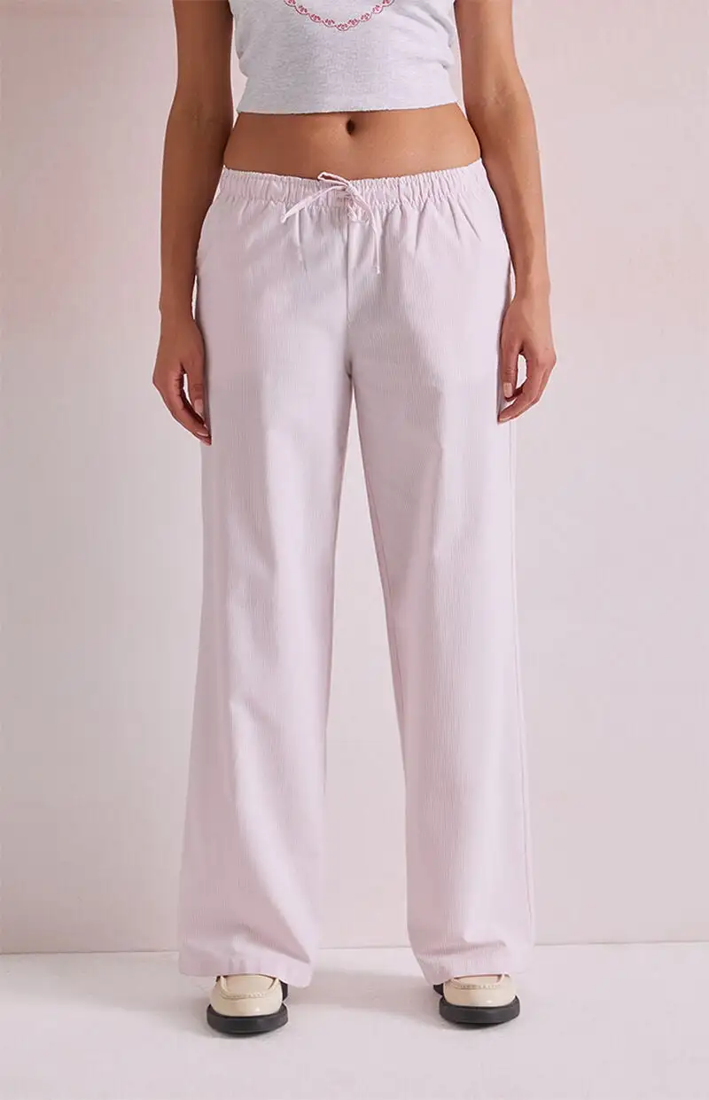 Beverly and Beck Linen Pull-On Pants