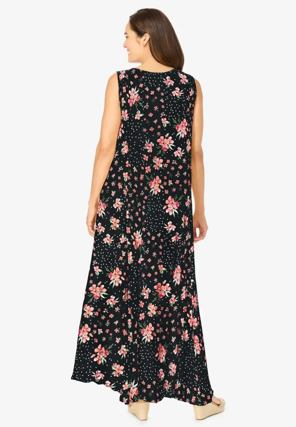 Sleeveless Crinkle Dress