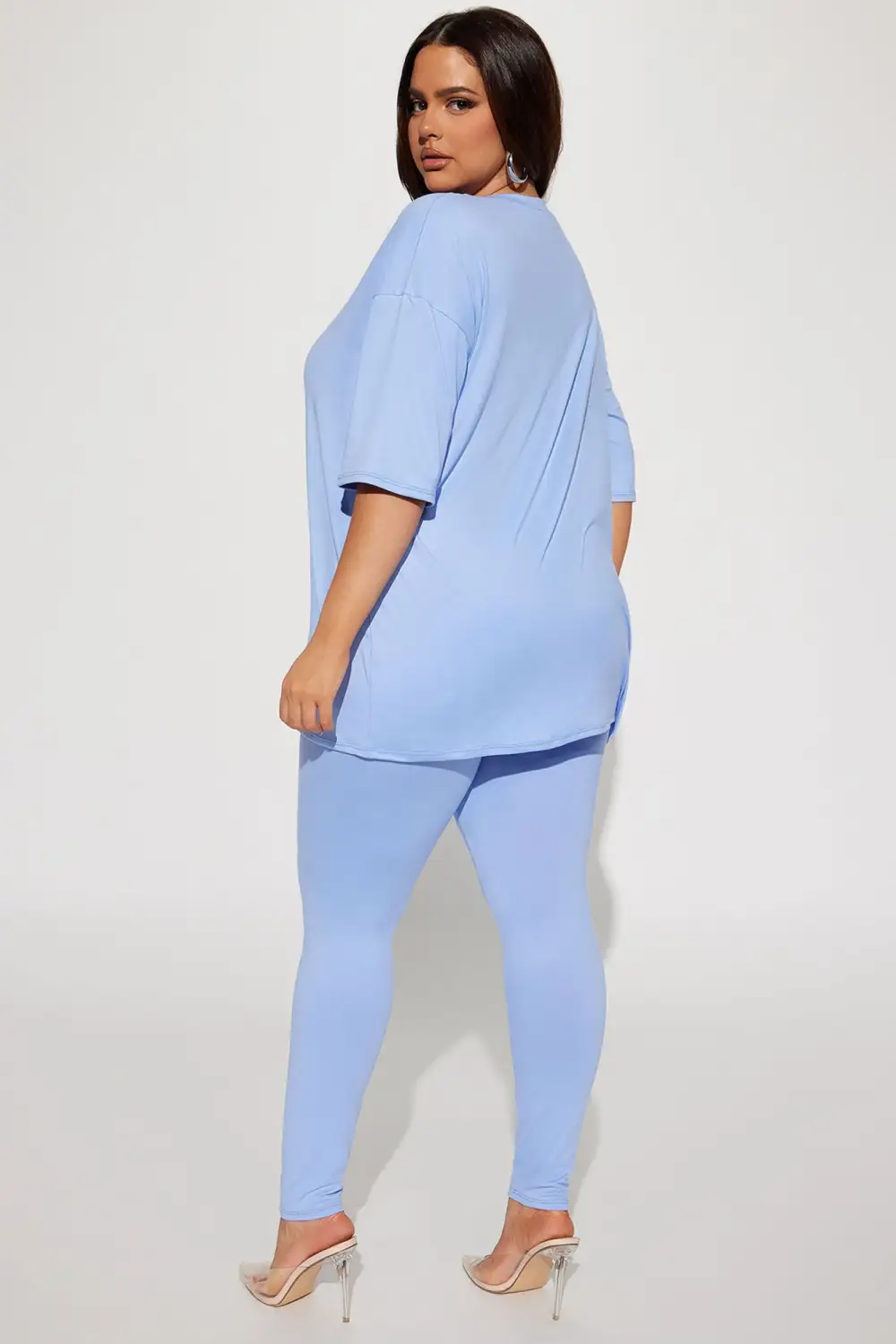 Weekend Vibes Legging Set - Periwinkle
