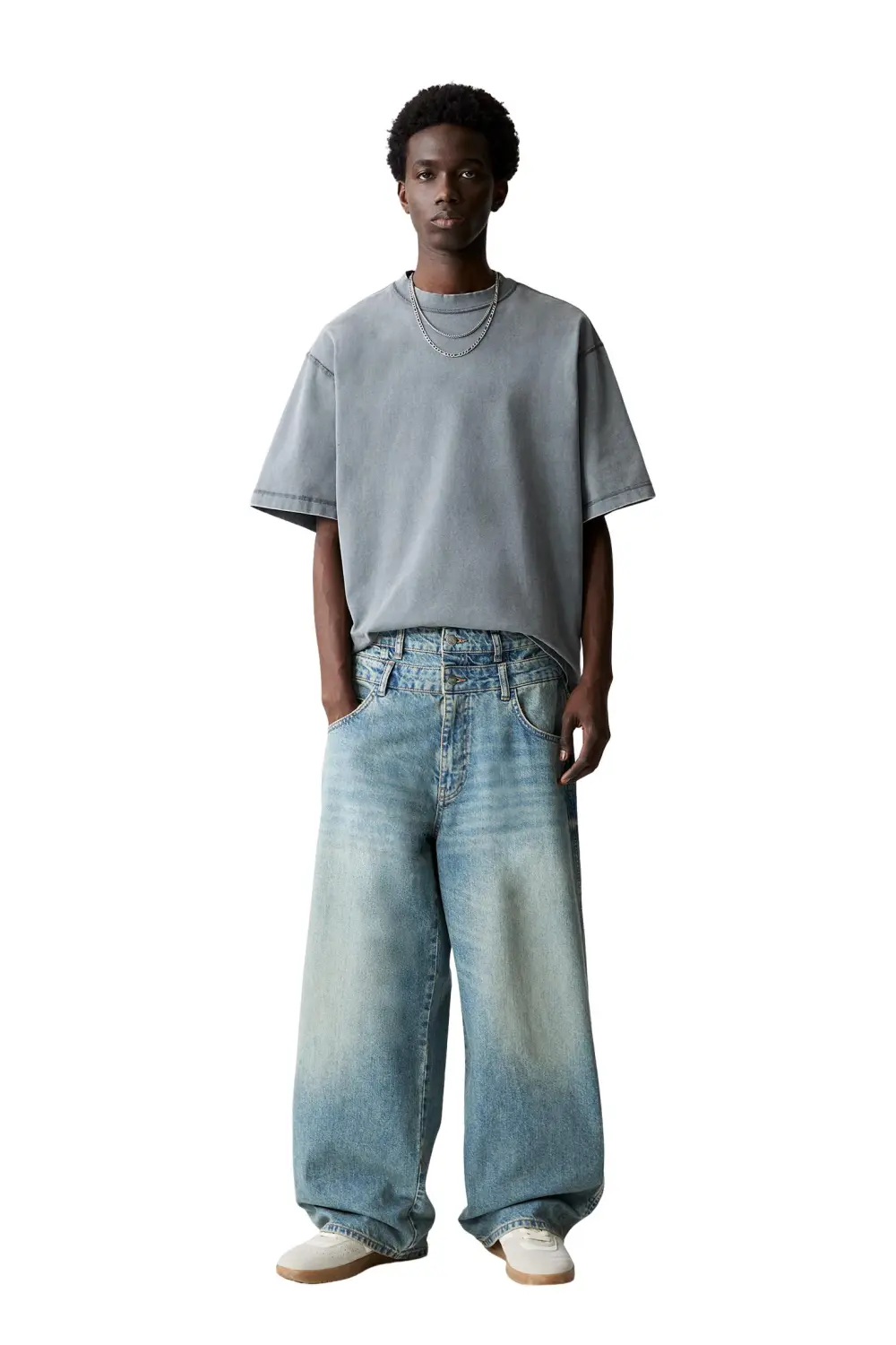 Double waist skater jeans