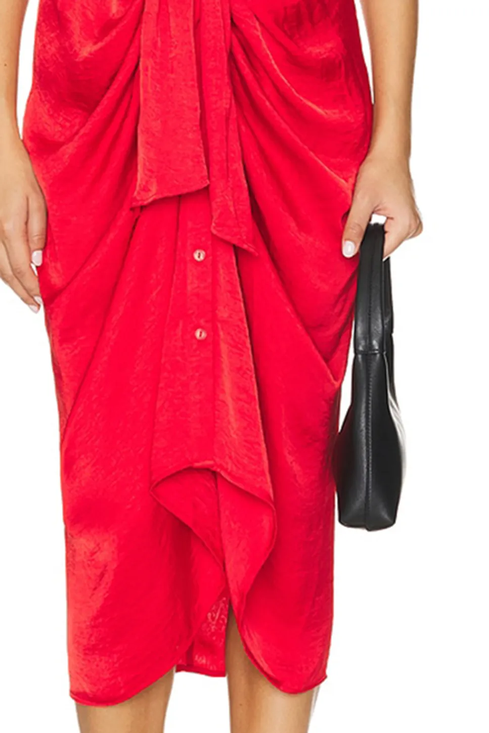 Midi True Red Dress