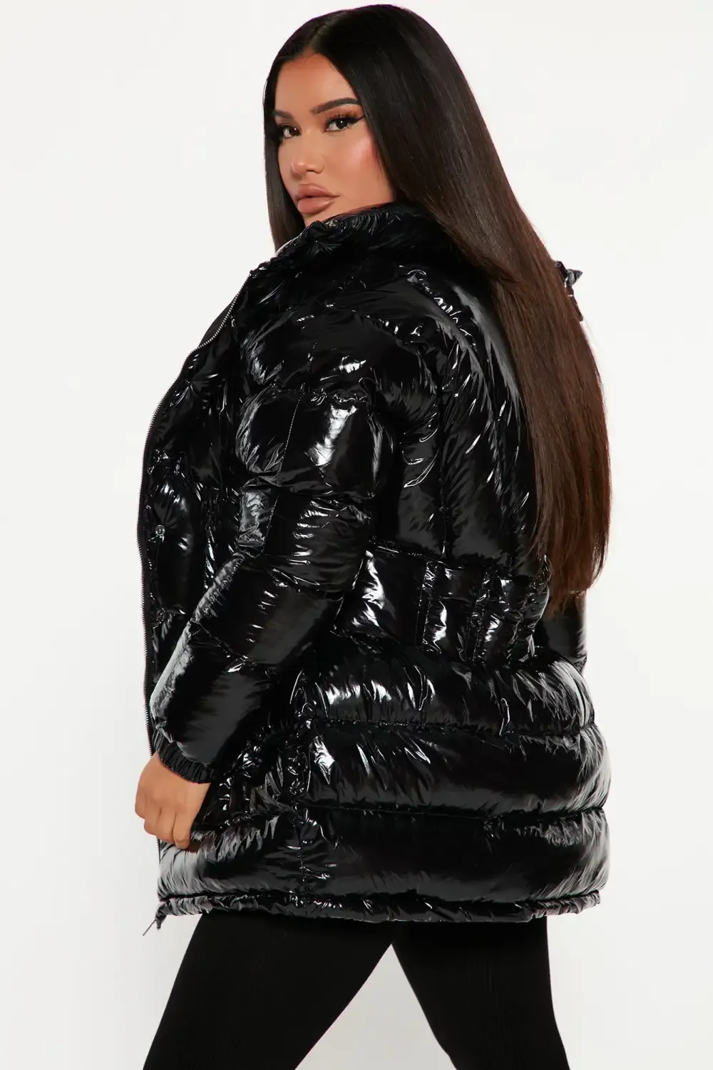 Hype Me Up Puffer Jacket - Black