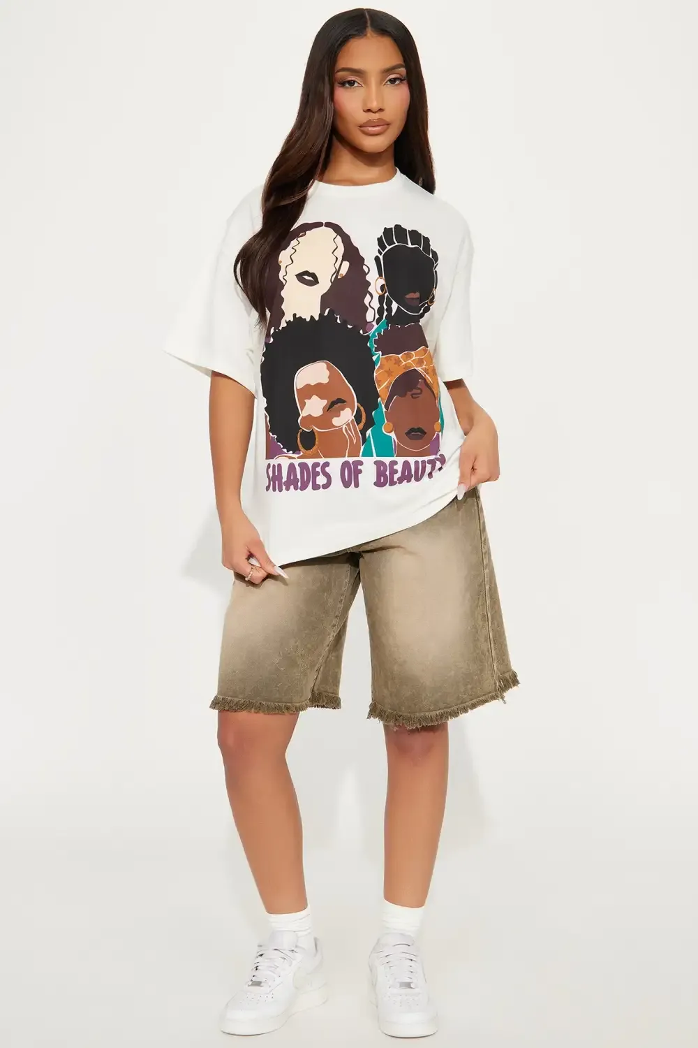 Shades Of Beauty Graphic Tee - Ivory