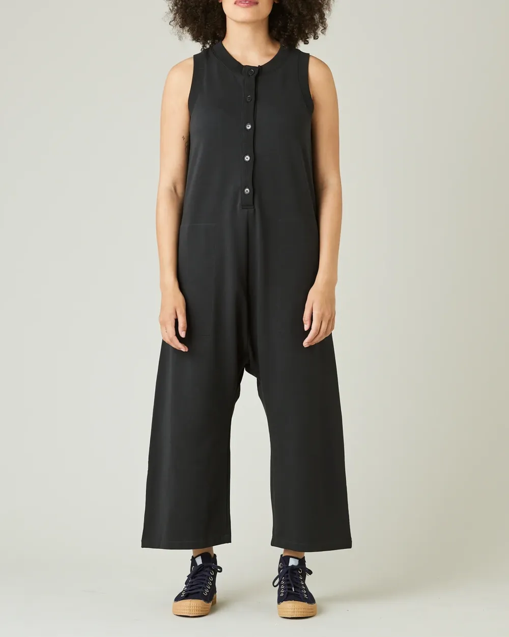 COTTON JERSEY JUMPSUIT