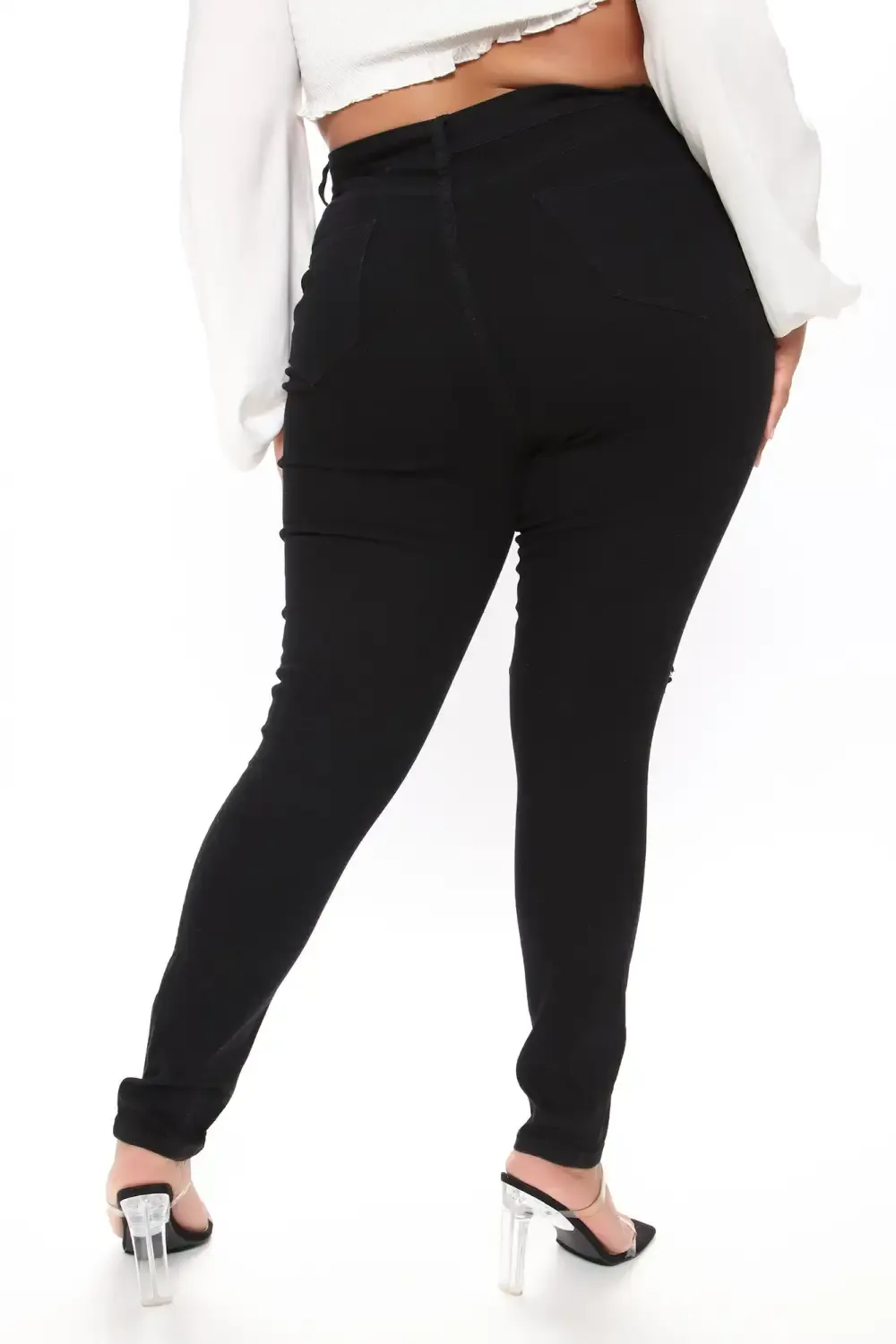 Say Yes To Distress Jeans - Black