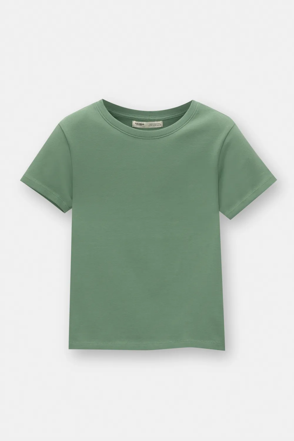 Camiseta básica ajustada manga corta