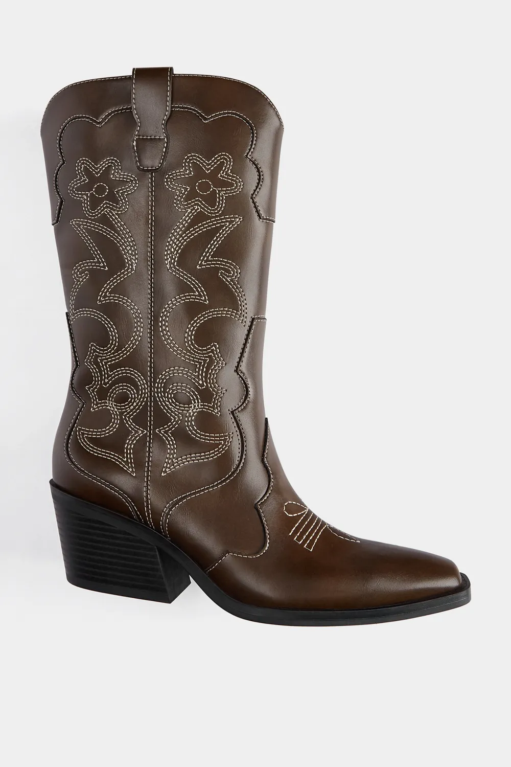 Botas cowboy pespuntes