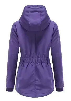 Women's Long Coat Windproof and Warm 3-in-1