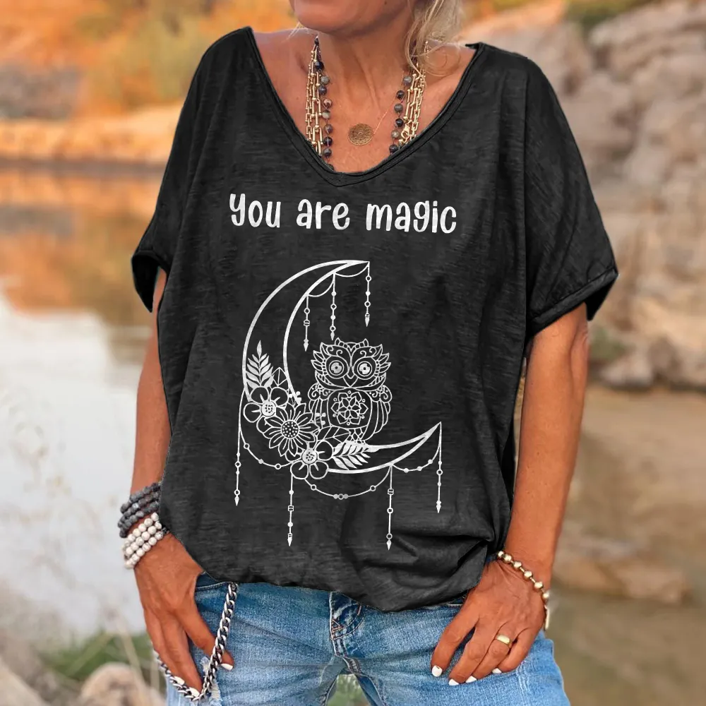 You Are Magic Print Hippie T-shirt