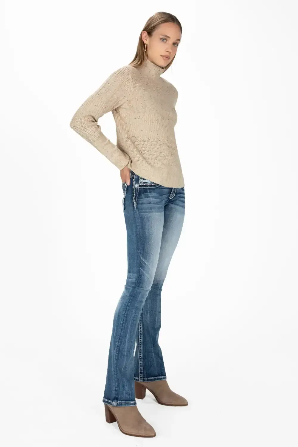 Speckled Knit Sweater