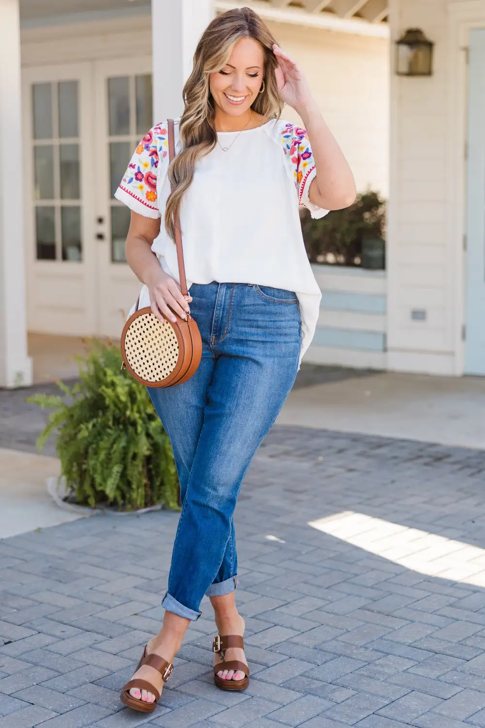 Bird In Hand Top, Off-White