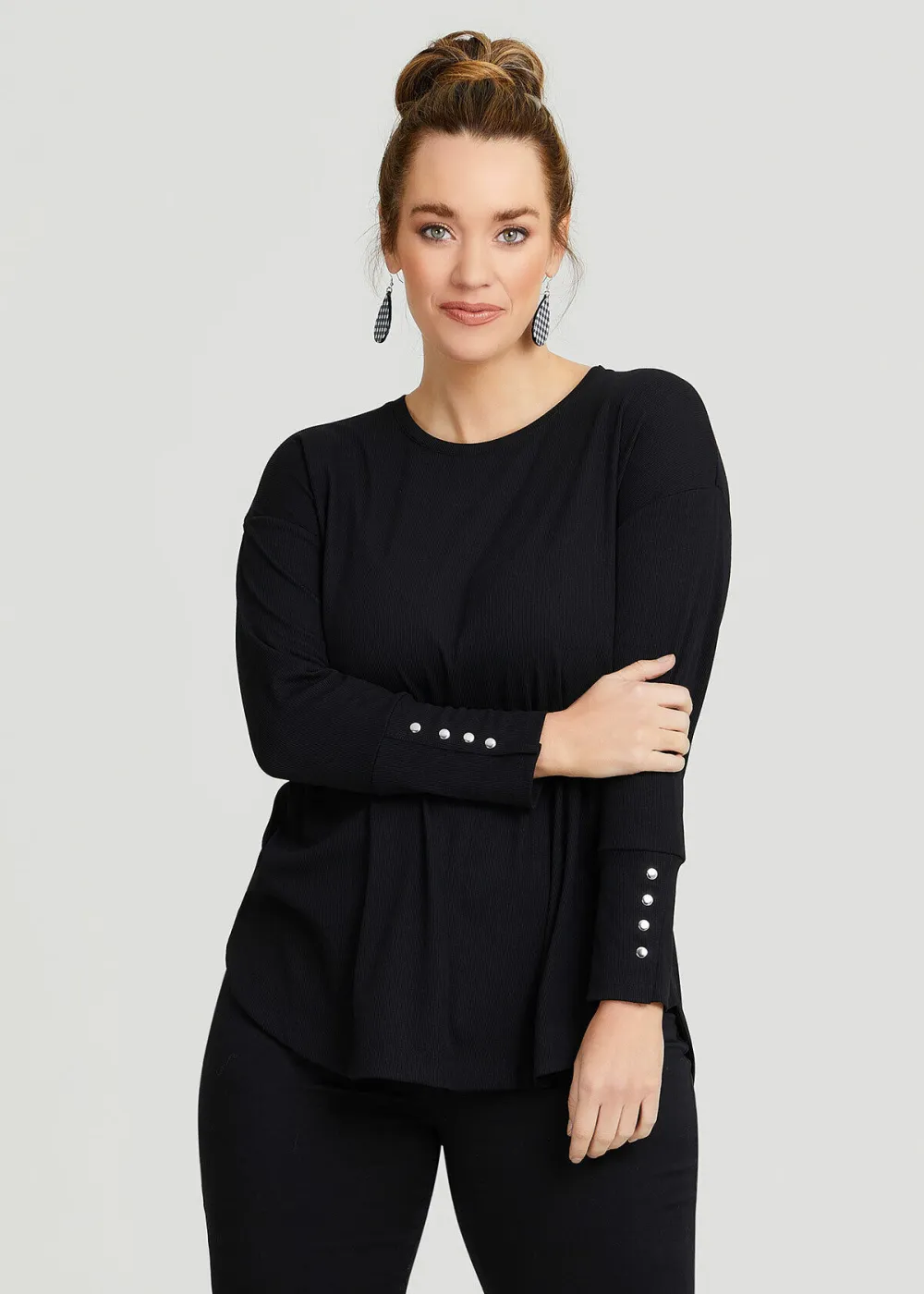 Rib Hi-lo Top