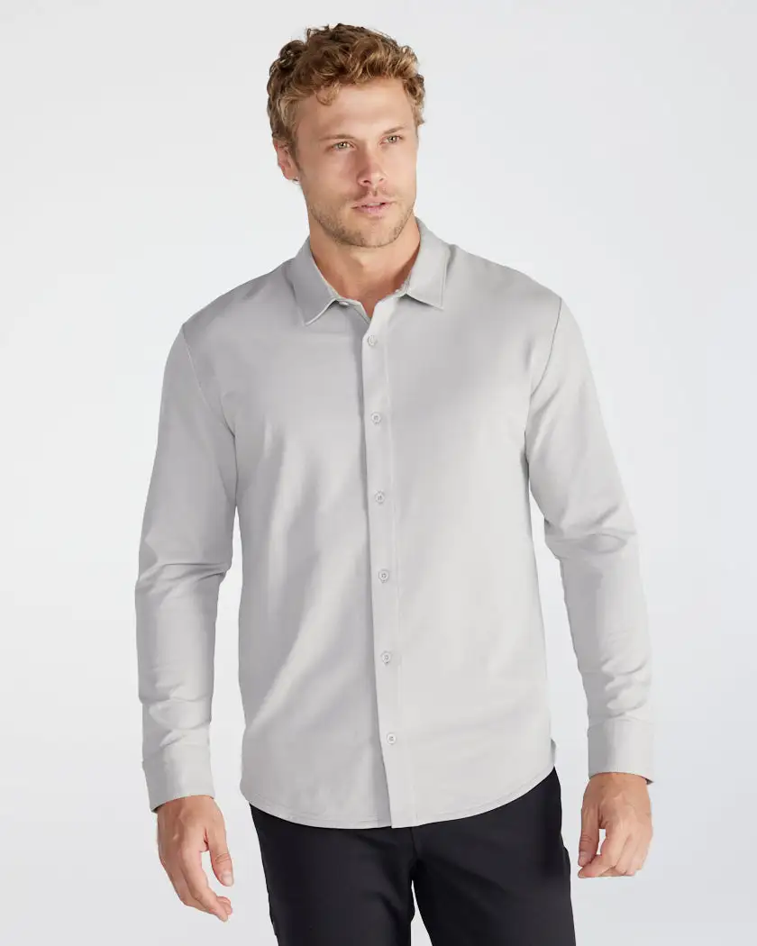 Lux Long Sleeve Button Down