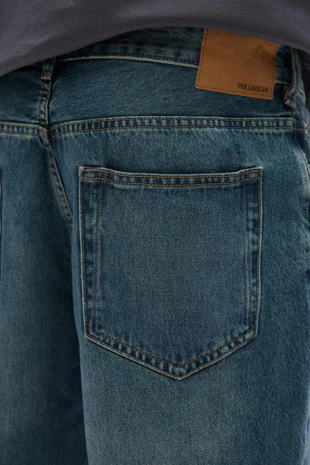 Standard denim Bermuda shorts