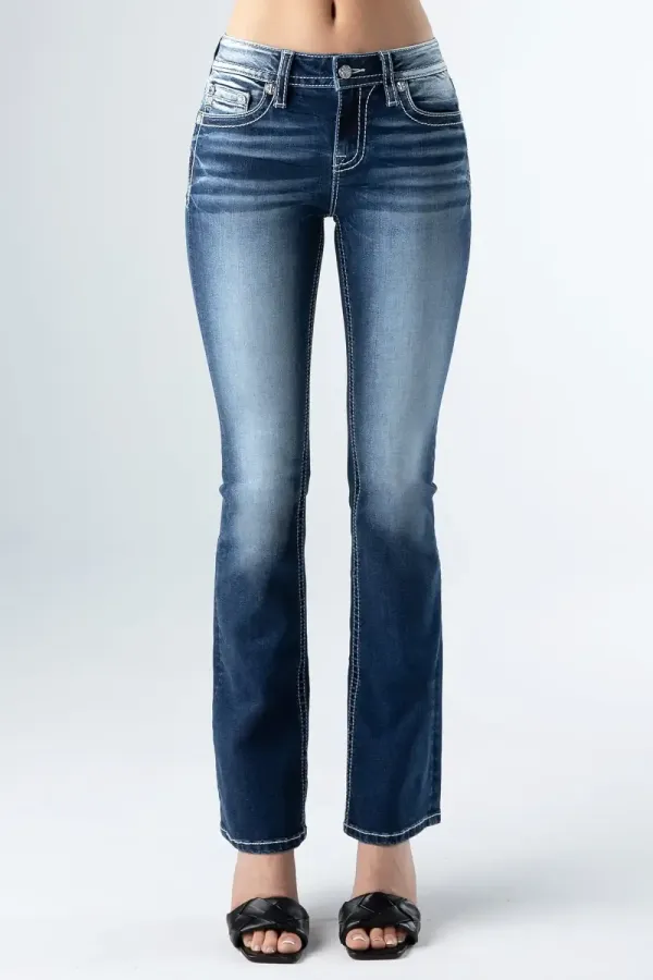 Horseshoe Feather Denim