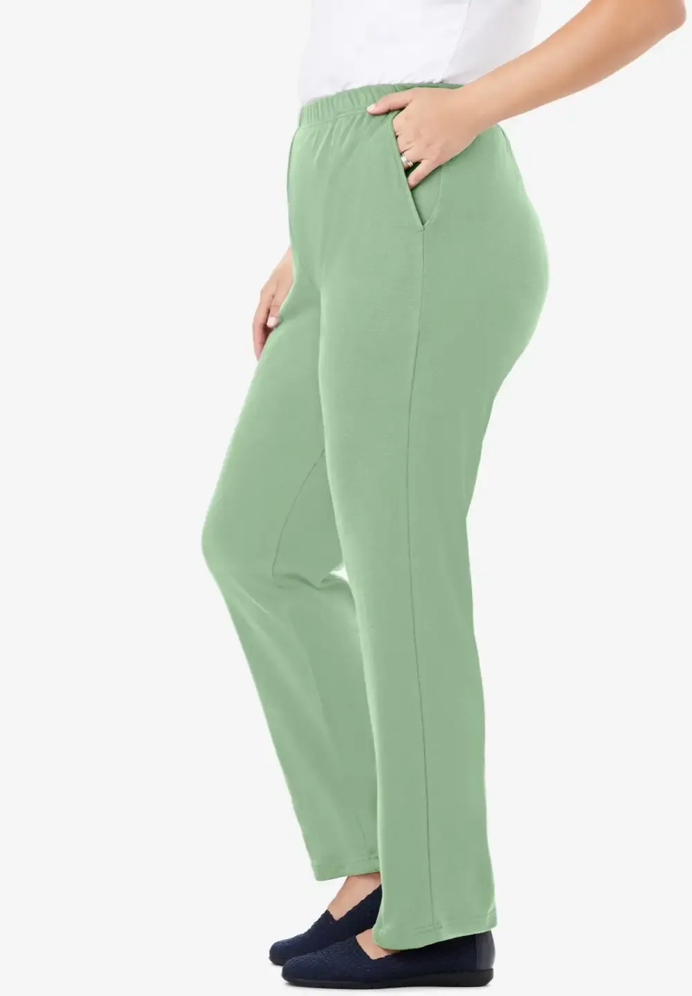 7-Day Knit Straight Leg Pant