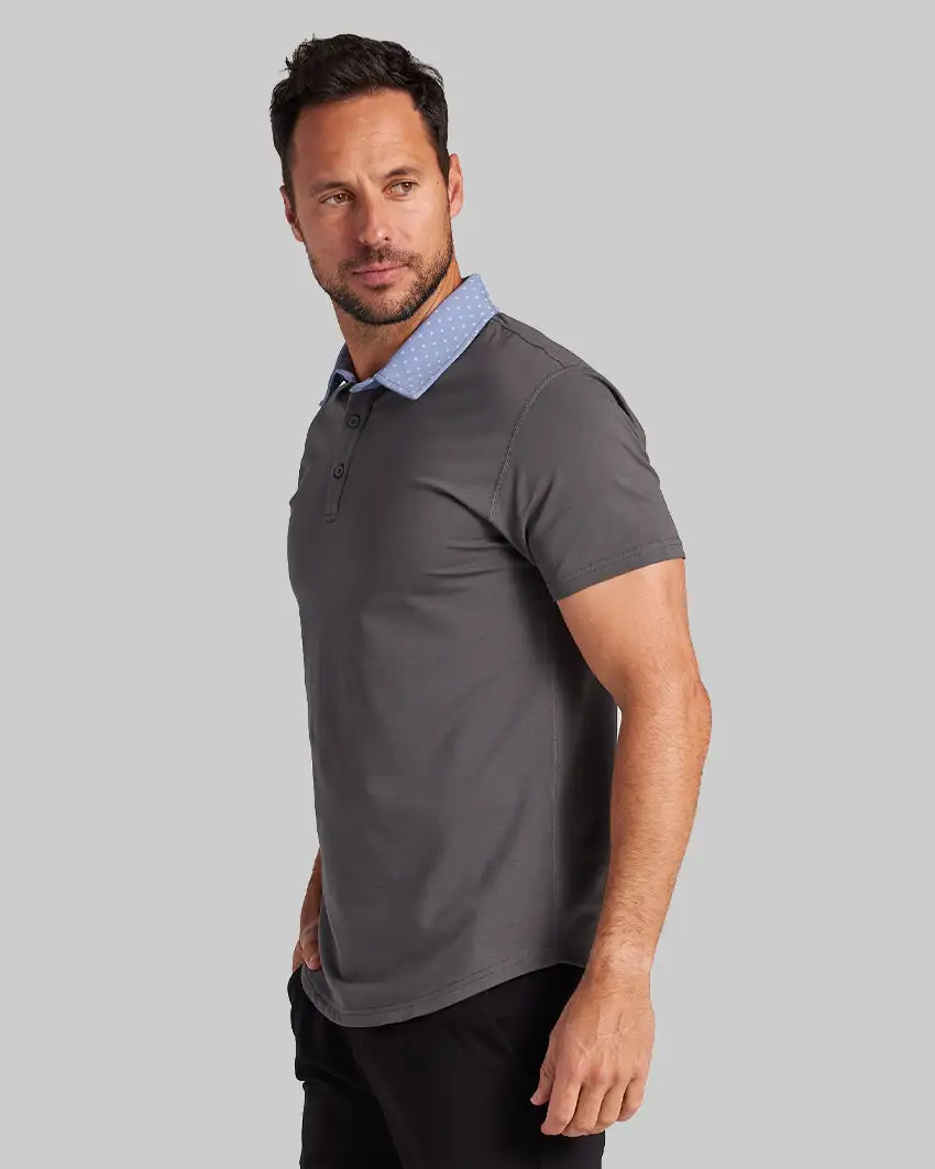 Drop-Cut: Lux Dotted Polo