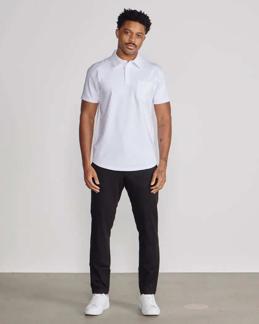 Lux Short Sleeve Pocket Polo