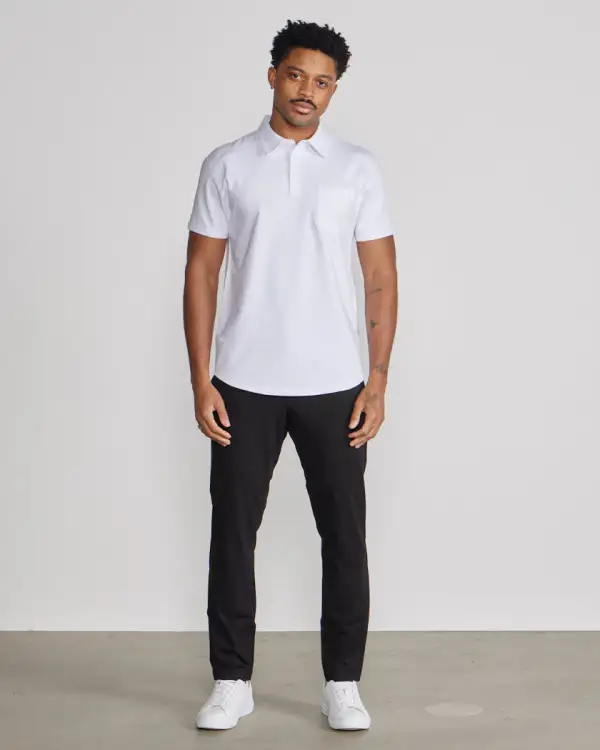 Lux Short Sleeve Pocket Polo