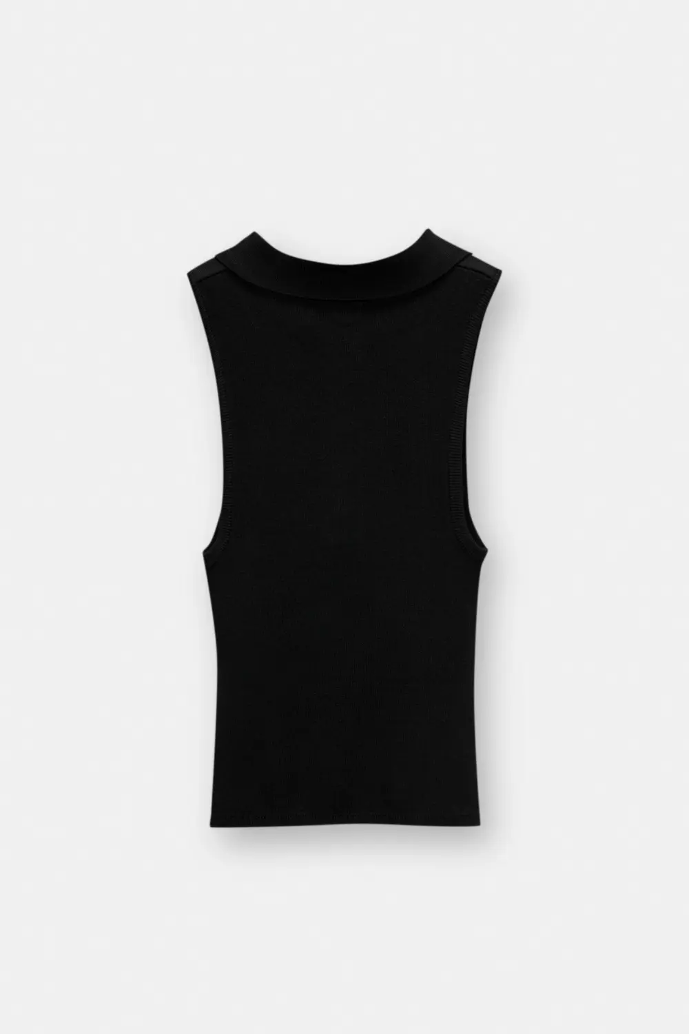 Polo collar top