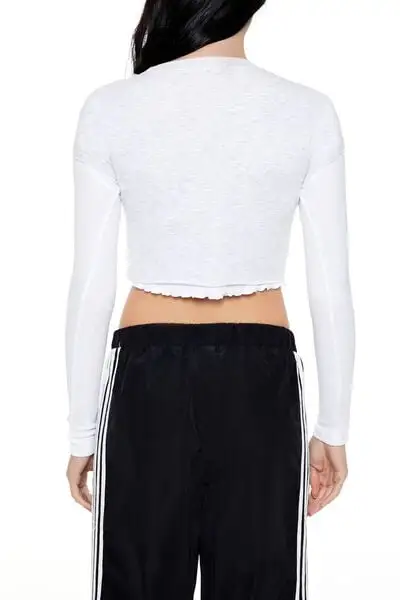 New York 89 Cropped Combo Tee