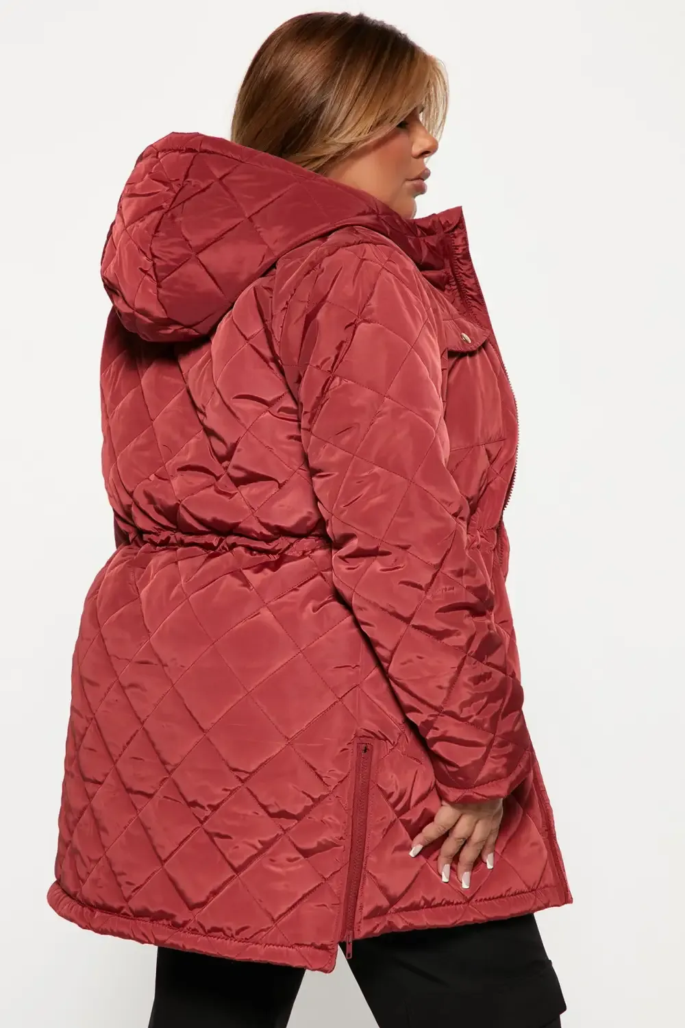 Walks In The Woods Quilted Jacket - Rust