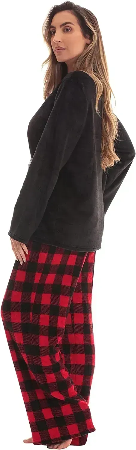 Plush Pajama Sets for Women